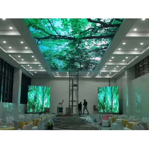 一些酒楼宴会厅LED显示屏装饰使用方案参考